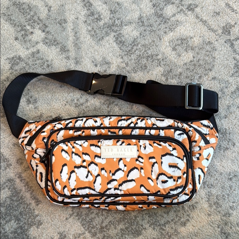 Ted Baker Orange and Black Belt Bag